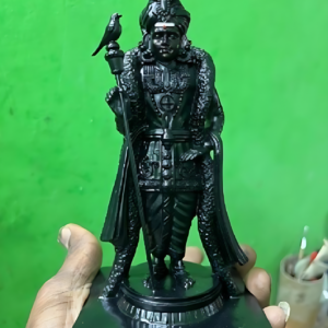 Elegant Black Lord Murugan Statue